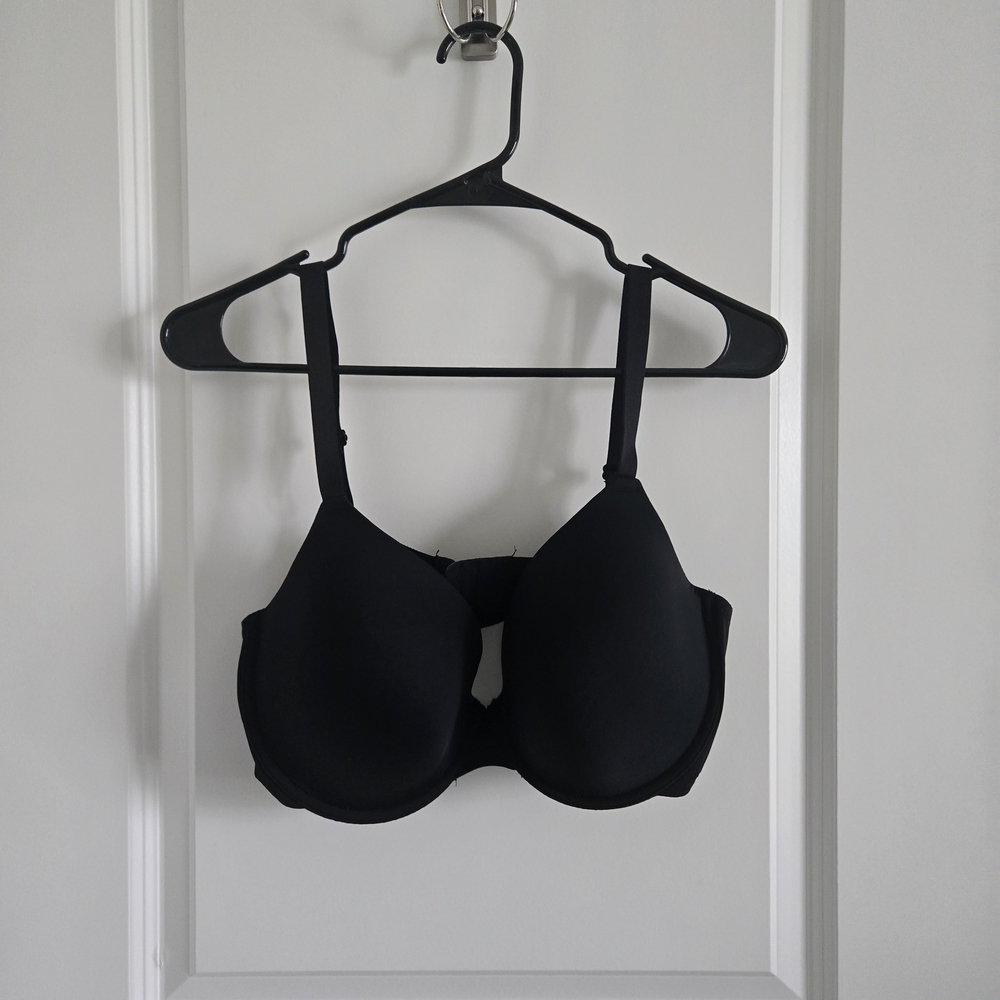 Auden Black Lightly Lined Demi Bra - 38DD